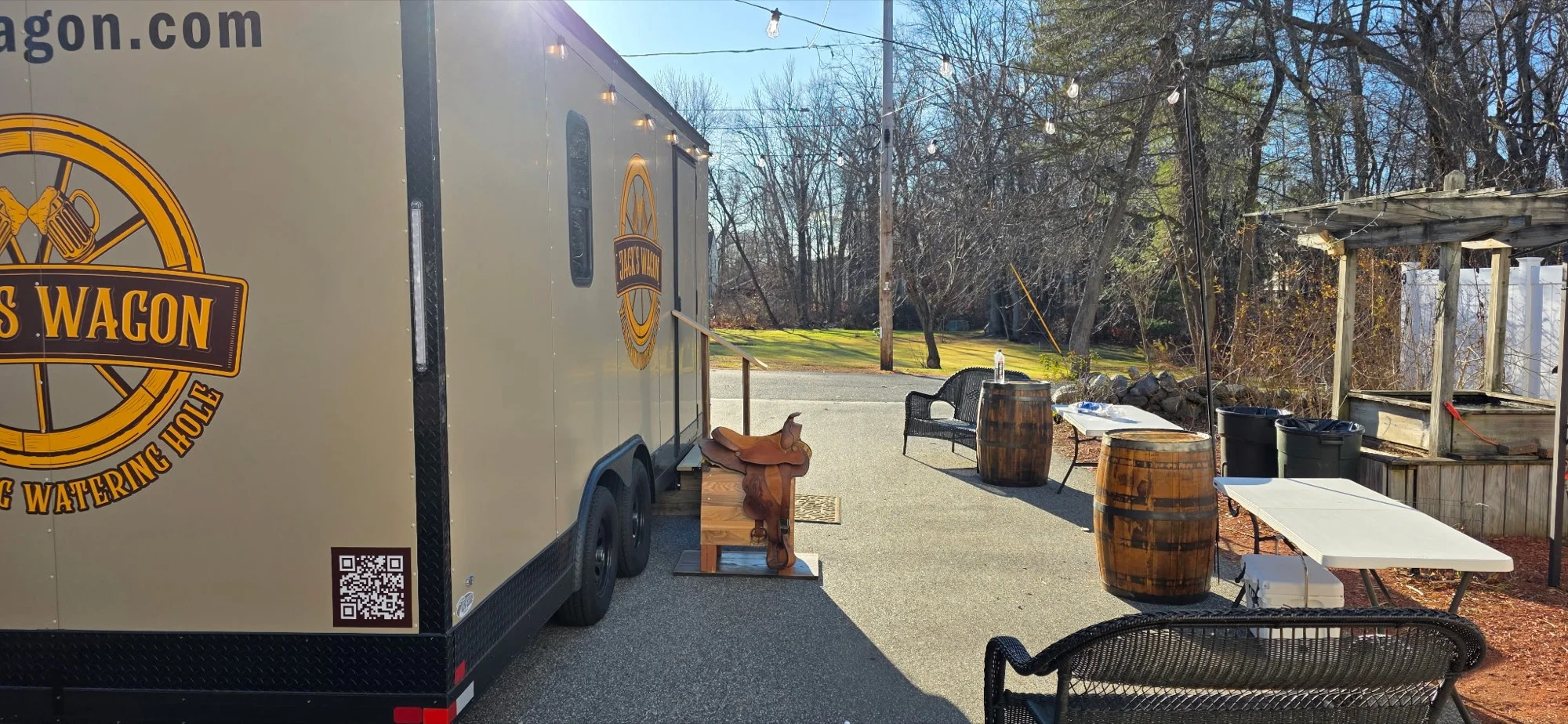 Exterior shot of Jack's Wagon ready for business