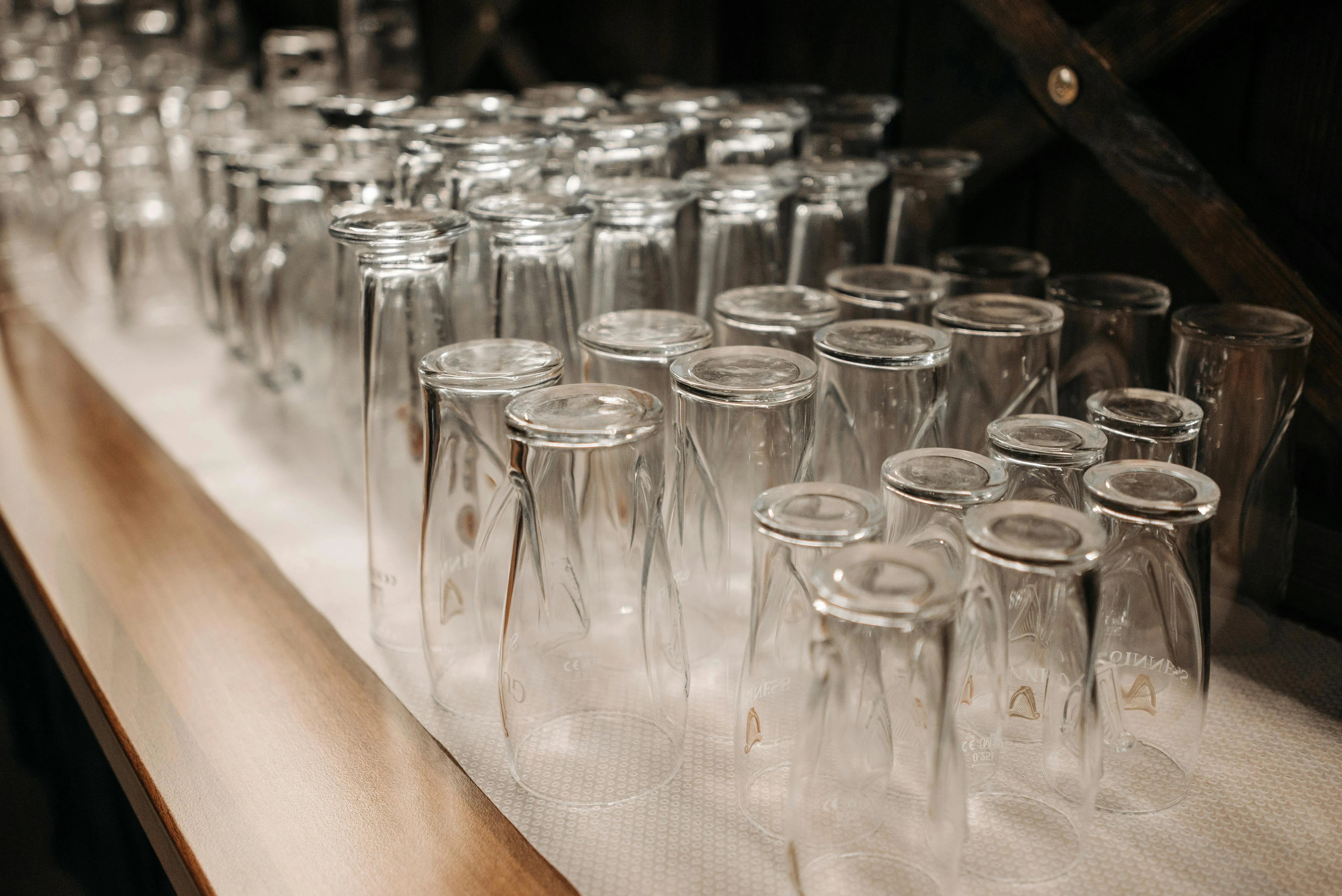 Interior view of Jack's Wagon showing bar seating and lighting